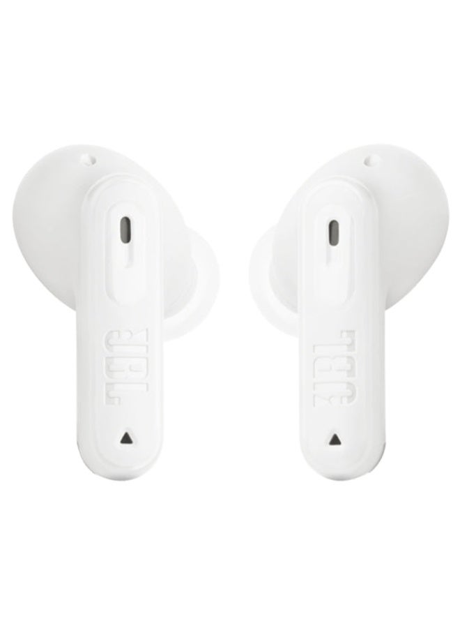 جي بي إل سماعات أذن لاسلكية حقيقية JBL Tune Beam 2، بمحرك ديناميكي 10 مم، صوت جهير نقي مع صوت مكاني، خاصية إلغاء الضوضاء التكيفية، تقنية الصوت المحيطي الذكي، اتصال بلوتوث 5.3، لون أبيض - Image 5